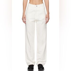 HOMMEGIRLS white washed carpenter jeans